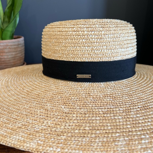 GIGI PIP Wide Brim Straw Hat - Picture 8 of 8